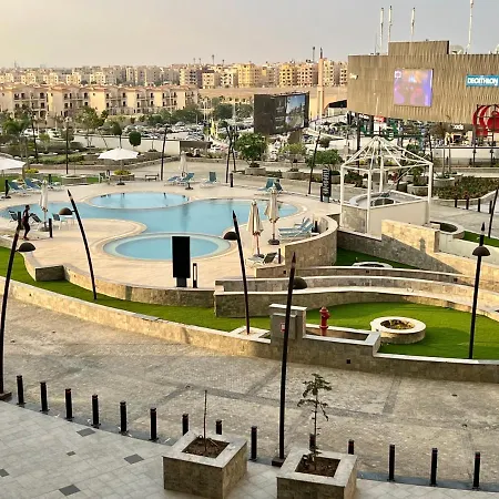 Luxury Hotel Apartment With Pools In Front Auc Cairo Exterior photo